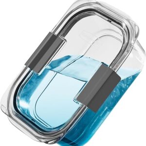 Rubbermaid Brilliance Food Storage Containers BPA Free Airtight Lids Ideal for Lunch Meal Prep & Leftovers Set of 5 (3.2 Cup)