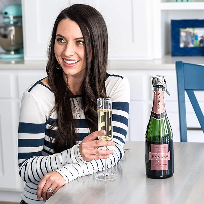 KLOVEO Champagne Stoppers - Patented Seal - Made in Italy - Professional Grade WAF Champagne Bottle Stopper - Prosecco, Cava, and Sparkling Wine Stopper