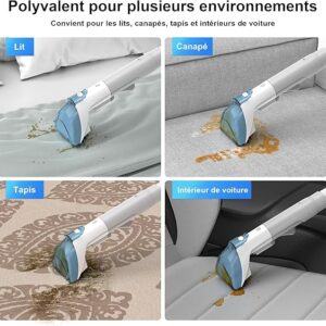 Rivenara Steam Cleaner Sofa Shampoo – 450 W Product Cleaner Detacher, Cleaners, Carpets, Vacuum Cleaners, Injector Extractor for Carpets, Mattresses, Fabric Interiors, Cars
