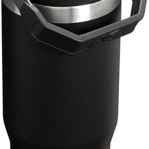 Stanley IceFlow Stainless Steel Tumbler - Vacuum Insulated Water Bottle for Home, Office or Car Reusable Cup with Straw Leak Resistant Flip Cold for 12 Hours or Iced for 2 Days, Black 2.0, 30oz